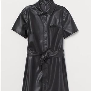 COPY - Faux lather dress